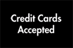 major credit cards accepted